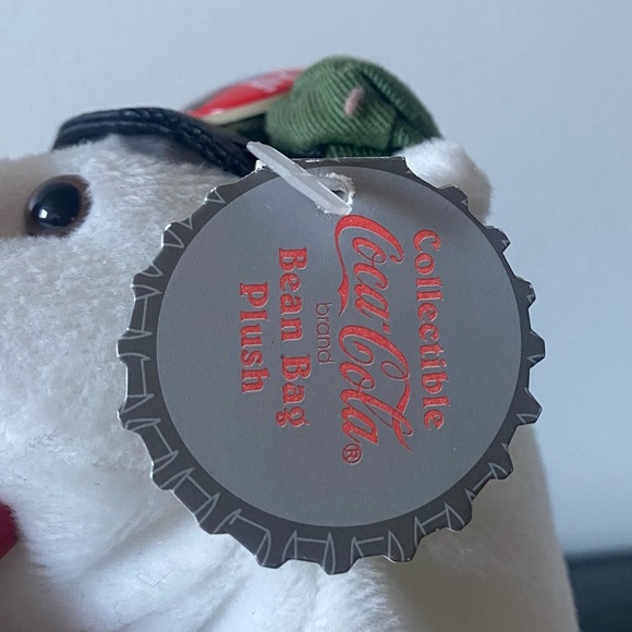 NWT 1997 Coca Cola Polar Bear 6" Tall Stuff Animal
Character Bean Bag Plush - Picture 5 of 9